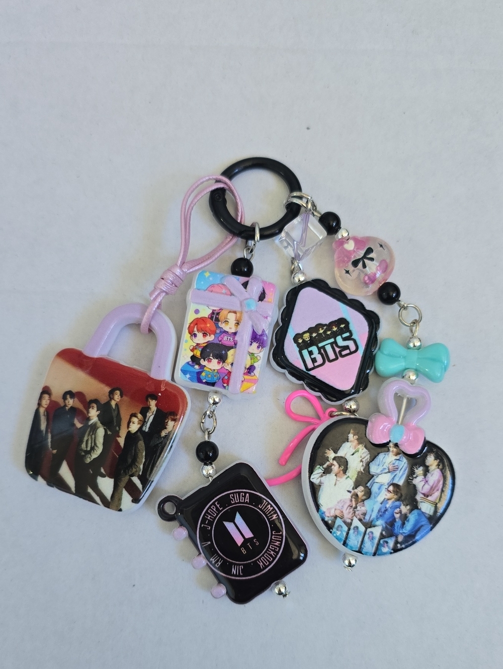 BTS BAG CHARM KEYCHAIN